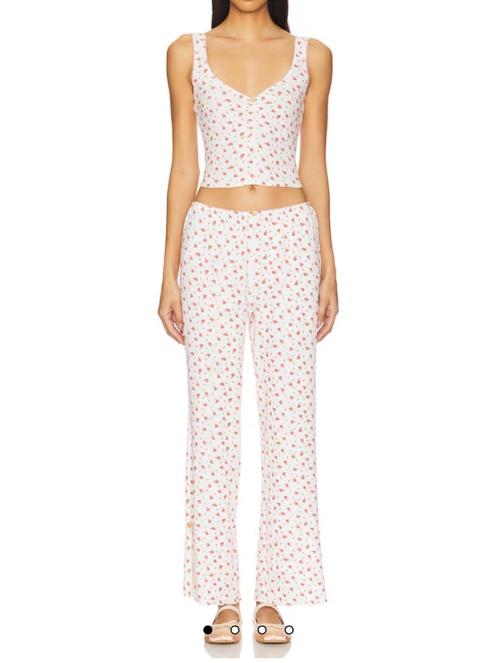 Intimately By Free People Fresh In Love Lounge Set Off White Med Nwt Stitch Fix
